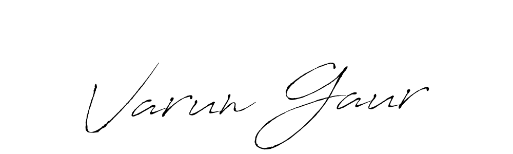 Create a beautiful signature design for name Varun Gaur. With this signature (Antro_Vectra) fonts, you can make a handwritten signature for free. Varun Gaur signature style 6 images and pictures png