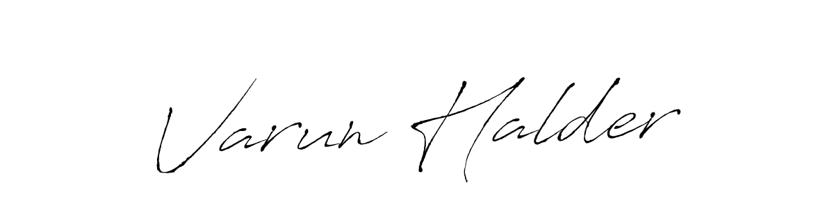 Similarly Antro_Vectra is the best handwritten signature design. Signature creator online .You can use it as an online autograph creator for name Varun Halder. Varun Halder signature style 6 images and pictures png