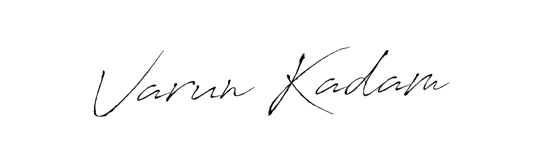 Varun Kadam stylish signature style. Best Handwritten Sign (Antro_Vectra) for my name. Handwritten Signature Collection Ideas for my name Varun Kadam. Varun Kadam signature style 6 images and pictures png