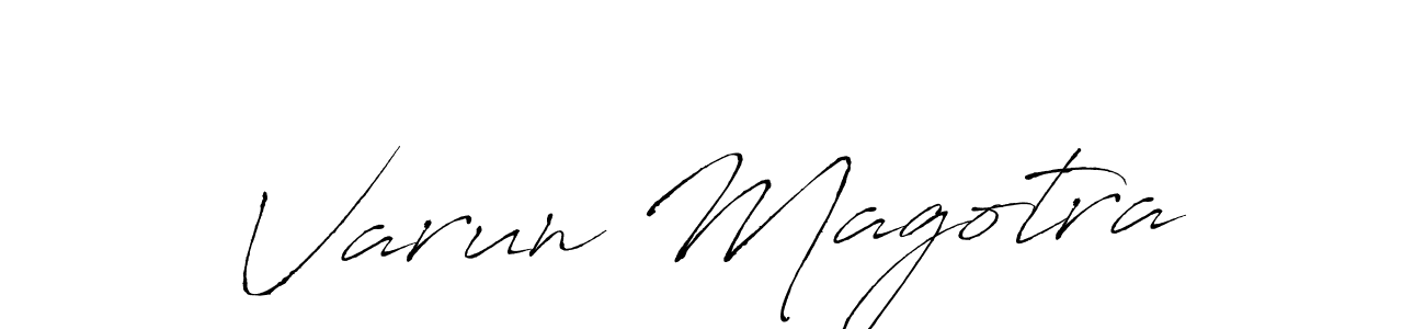 Design your own signature with our free online signature maker. With this signature software, you can create a handwritten (Antro_Vectra) signature for name Varun Magotra. Varun Magotra signature style 6 images and pictures png