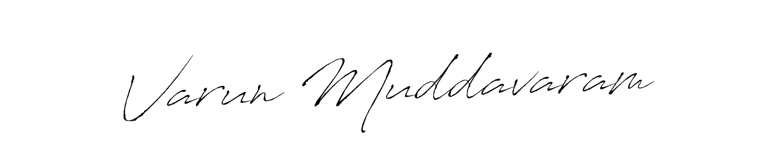 Make a beautiful signature design for name Varun Muddavaram. With this signature (Antro_Vectra) style, you can create a handwritten signature for free. Varun Muddavaram signature style 6 images and pictures png