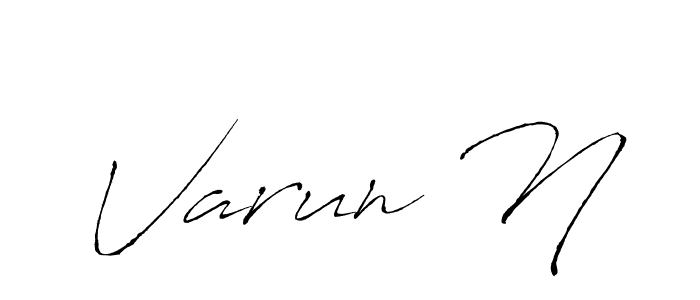 Here are the top 10 professional signature styles for the name Varun N. These are the best autograph styles you can use for your name. Varun N signature style 6 images and pictures png