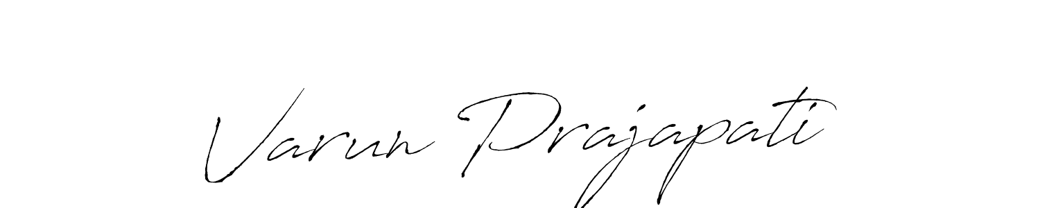 Also we have Varun Prajapati name is the best signature style. Create professional handwritten signature collection using Antro_Vectra autograph style. Varun Prajapati signature style 6 images and pictures png