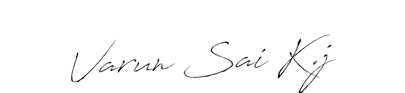 Similarly Antro_Vectra is the best handwritten signature design. Signature creator online .You can use it as an online autograph creator for name Varun Sai K.j. Varun Sai K.j signature style 6 images and pictures png