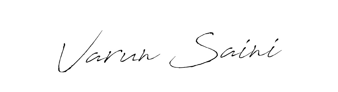 The best way (Antro_Vectra) to make a short signature is to pick only two or three words in your name. The name Varun Saini include a total of six letters. For converting this name. Varun Saini signature style 6 images and pictures png