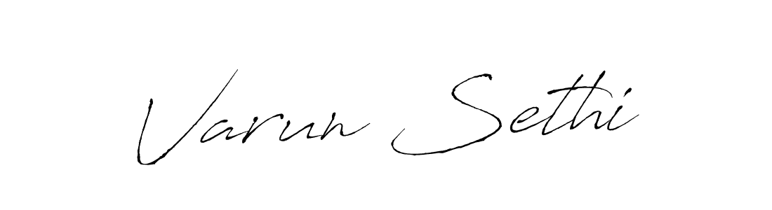 Varun Sethi stylish signature style. Best Handwritten Sign (Antro_Vectra) for my name. Handwritten Signature Collection Ideas for my name Varun Sethi. Varun Sethi signature style 6 images and pictures png