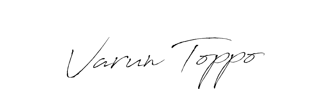 How to Draw Varun Toppo signature style? Antro_Vectra is a latest design signature styles for name Varun Toppo. Varun Toppo signature style 6 images and pictures png