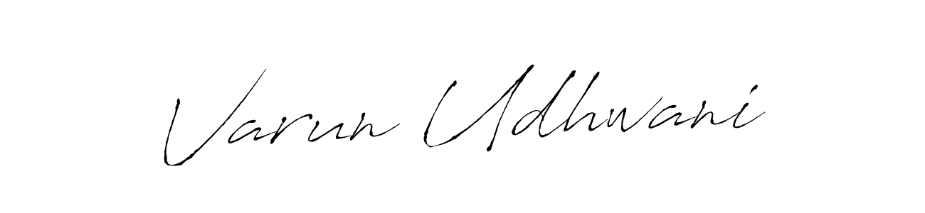 How to make Varun Udhwani signature? Antro_Vectra is a professional autograph style. Create handwritten signature for Varun Udhwani name. Varun Udhwani signature style 6 images and pictures png