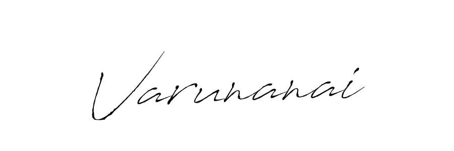 Design your own signature with our free online signature maker. With this signature software, you can create a handwritten (Antro_Vectra) signature for name Varunanai. Varunanai signature style 6 images and pictures png