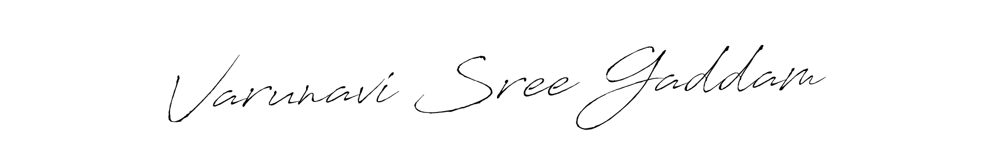 Make a beautiful signature design for name Varunavi Sree Gaddam. Use this online signature maker to create a handwritten signature for free. Varunavi Sree Gaddam signature style 6 images and pictures png