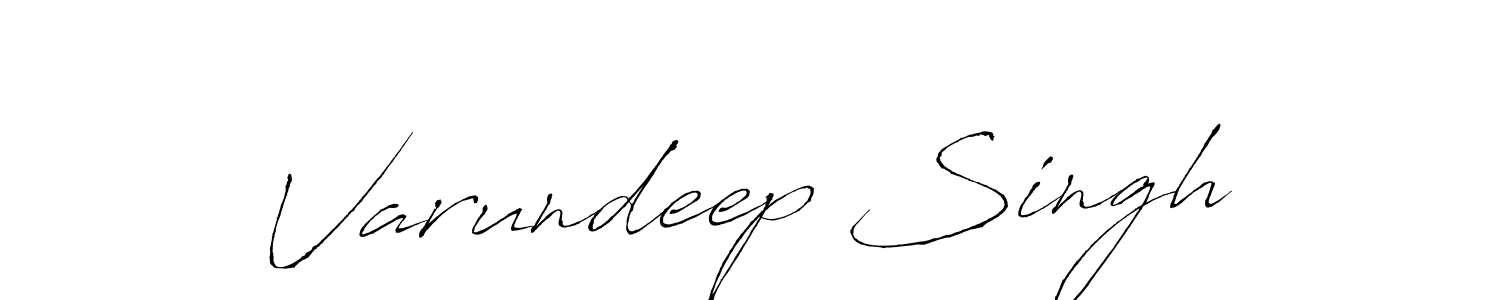 Varundeep Singh stylish signature style. Best Handwritten Sign (Antro_Vectra) for my name. Handwritten Signature Collection Ideas for my name Varundeep Singh. Varundeep Singh signature style 6 images and pictures png