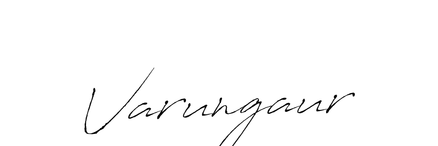 Use a signature maker to create a handwritten signature online. With this signature software, you can design (Antro_Vectra) your own signature for name Varungaur. Varungaur signature style 6 images and pictures png