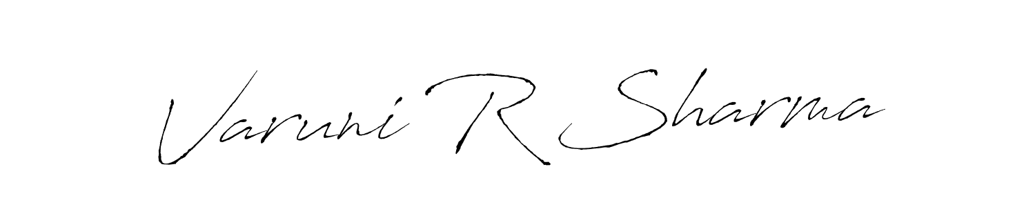 See photos of Varuni R Sharma official signature by Spectra . Check more albums & portfolios. Read reviews & check more about Antro_Vectra font. Varuni R Sharma signature style 6 images and pictures png
