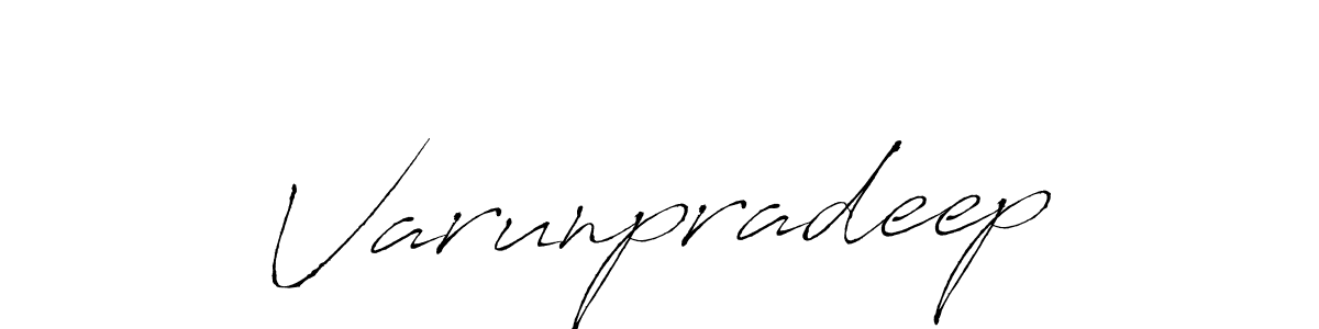 How to make Varunpradeep name signature. Use Antro_Vectra style for creating short signs online. This is the latest handwritten sign. Varunpradeep signature style 6 images and pictures png