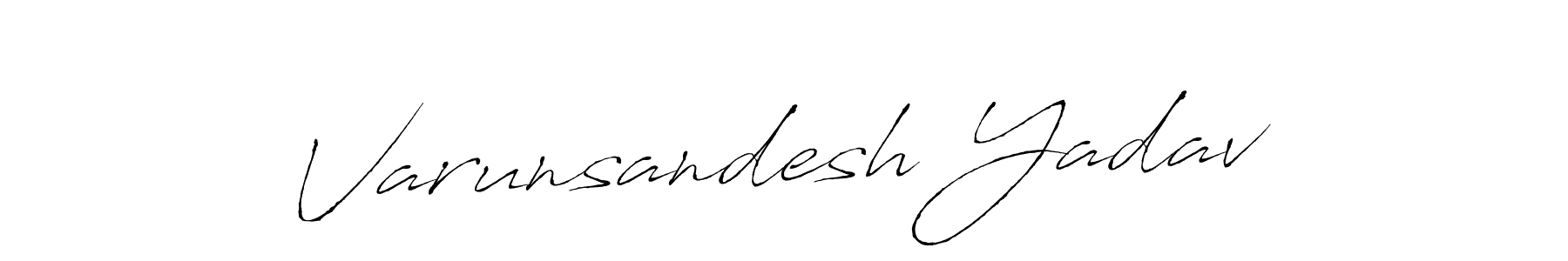 Use a signature maker to create a handwritten signature online. With this signature software, you can design (Antro_Vectra) your own signature for name Varunsandesh Yadav. Varunsandesh Yadav signature style 6 images and pictures png