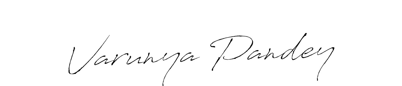 Use a signature maker to create a handwritten signature online. With this signature software, you can design (Antro_Vectra) your own signature for name Varunya Pandey. Varunya Pandey signature style 6 images and pictures png