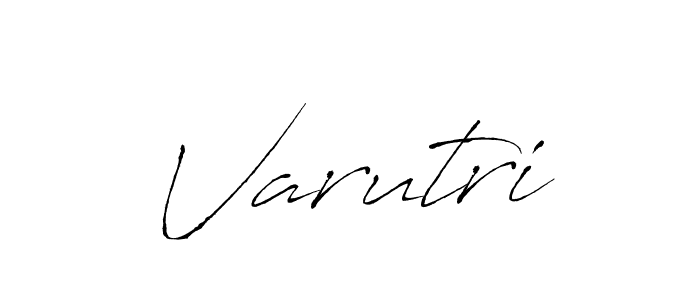 Create a beautiful signature design for name Varutri. With this signature (Antro_Vectra) fonts, you can make a handwritten signature for free. Varutri signature style 6 images and pictures png