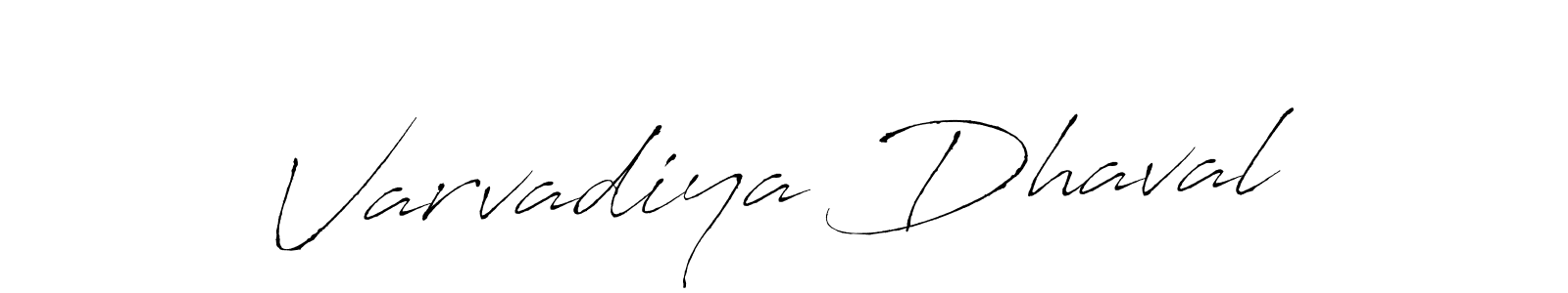 You can use this online signature creator to create a handwritten signature for the name Varvadiya Dhaval. This is the best online autograph maker. Varvadiya Dhaval signature style 6 images and pictures png