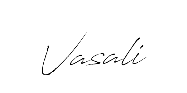 Create a beautiful signature design for name Vasali. With this signature (Antro_Vectra) fonts, you can make a handwritten signature for free. Vasali signature style 6 images and pictures png