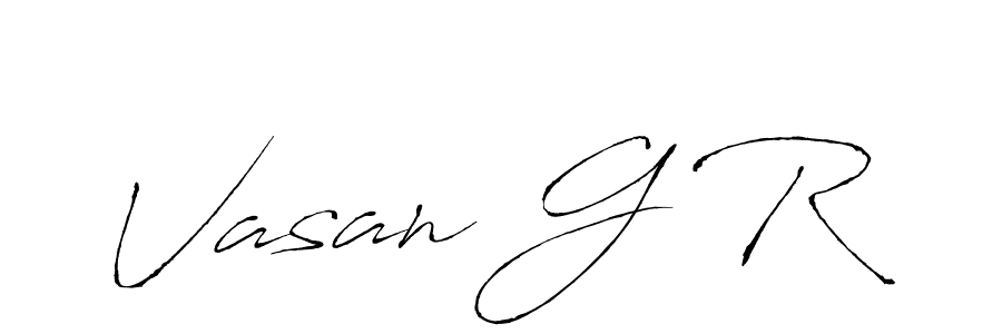 Also we have Vasan G R name is the best signature style. Create professional handwritten signature collection using Antro_Vectra autograph style. Vasan G R signature style 6 images and pictures png