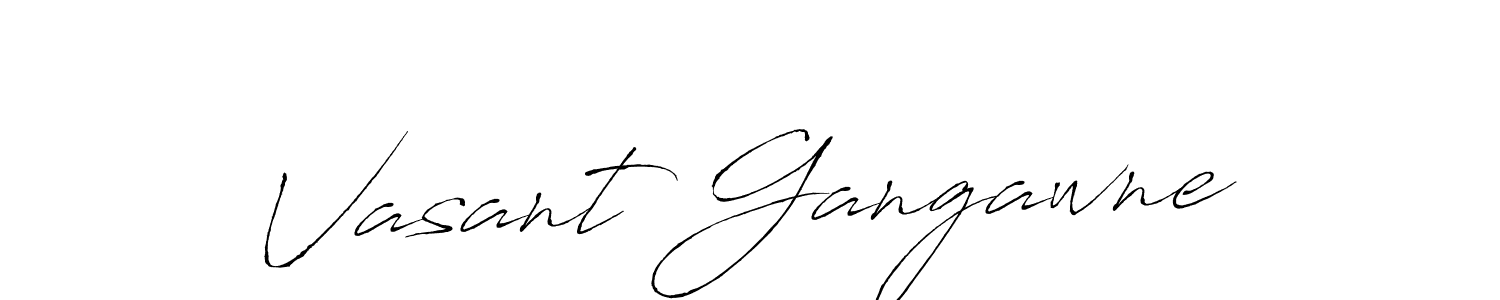 Also You can easily find your signature by using the search form. We will create Vasant Gangawne name handwritten signature images for you free of cost using Antro_Vectra sign style. Vasant Gangawne signature style 6 images and pictures png