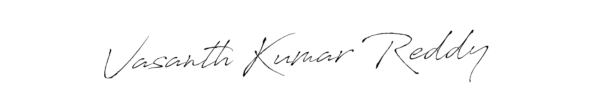 Also we have Vasanth Kumar Reddy name is the best signature style. Create professional handwritten signature collection using Antro_Vectra autograph style. Vasanth Kumar Reddy signature style 6 images and pictures png