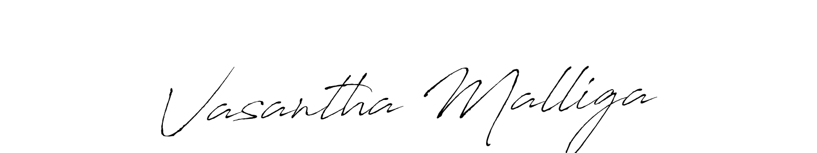 The best way (Antro_Vectra) to make a short signature is to pick only two or three words in your name. The name Vasantha Malliga include a total of six letters. For converting this name. Vasantha Malliga signature style 6 images and pictures png