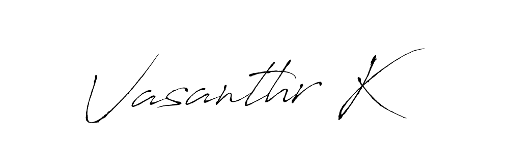 You can use this online signature creator to create a handwritten signature for the name Vasanthr K. This is the best online autograph maker. Vasanthr K signature style 6 images and pictures png