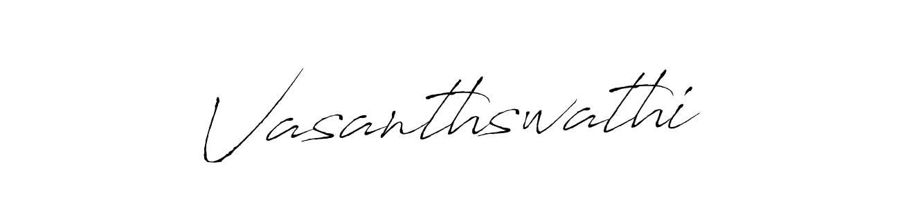 Use a signature maker to create a handwritten signature online. With this signature software, you can design (Antro_Vectra) your own signature for name Vasanthswathi. Vasanthswathi signature style 6 images and pictures png