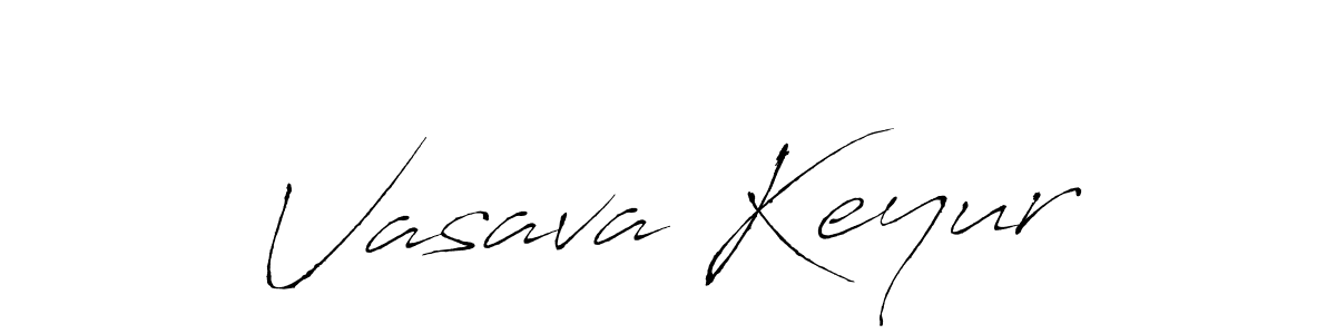 Use a signature maker to create a handwritten signature online. With this signature software, you can design (Antro_Vectra) your own signature for name Vasava Keyur. Vasava Keyur signature style 6 images and pictures png
