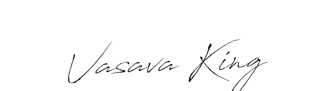 You should practise on your own different ways (Antro_Vectra) to write your name (Vasava King) in signature. don't let someone else do it for you. Vasava King signature style 6 images and pictures png