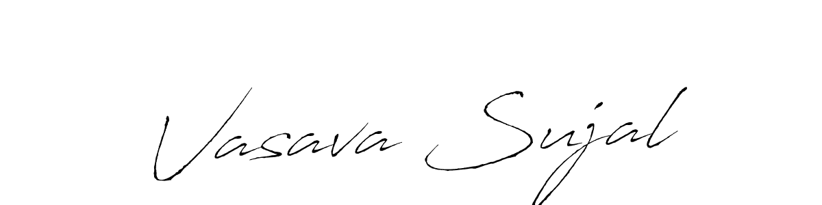 Make a short Vasava Sujal signature style. Manage your documents anywhere anytime using Antro_Vectra. Create and add eSignatures, submit forms, share and send files easily. Vasava Sujal signature style 6 images and pictures png