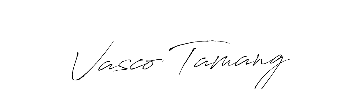It looks lik you need a new signature style for name Vasco Tamang. Design unique handwritten (Antro_Vectra) signature with our free signature maker in just a few clicks. Vasco Tamang signature style 6 images and pictures png