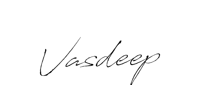 Vasdeep stylish signature style. Best Handwritten Sign (Antro_Vectra) for my name. Handwritten Signature Collection Ideas for my name Vasdeep. Vasdeep signature style 6 images and pictures png