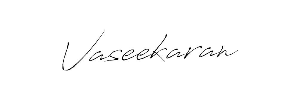 How to make Vaseekaran signature? Antro_Vectra is a professional autograph style. Create handwritten signature for Vaseekaran name. Vaseekaran signature style 6 images and pictures png