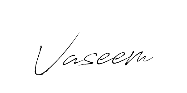 How to make Vaseem signature? Antro_Vectra is a professional autograph style. Create handwritten signature for Vaseem name. Vaseem signature style 6 images and pictures png