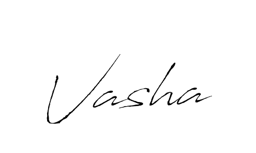 Vasha stylish signature style. Best Handwritten Sign (Antro_Vectra) for my name. Handwritten Signature Collection Ideas for my name Vasha. Vasha signature style 6 images and pictures png