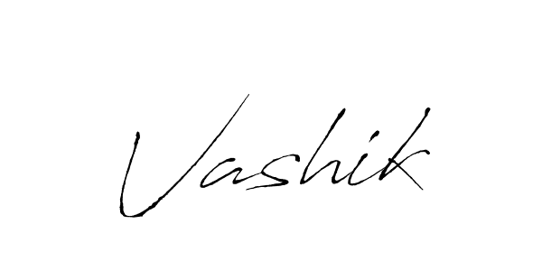 How to make Vashik signature? Antro_Vectra is a professional autograph style. Create handwritten signature for Vashik name. Vashik signature style 6 images and pictures png