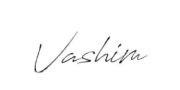 Create a beautiful signature design for name Vashim. With this signature (Antro_Vectra) fonts, you can make a handwritten signature for free. Vashim signature style 6 images and pictures png