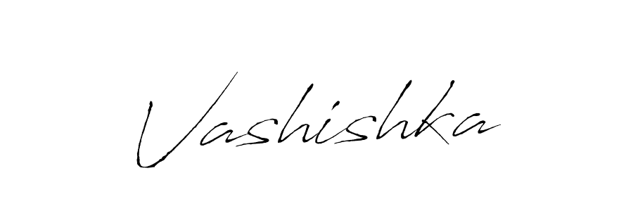 Make a beautiful signature design for name Vashishka. With this signature (Antro_Vectra) style, you can create a handwritten signature for free. Vashishka signature style 6 images and pictures png