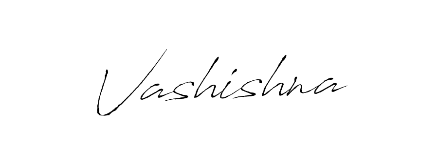 Design your own signature with our free online signature maker. With this signature software, you can create a handwritten (Antro_Vectra) signature for name Vashishna. Vashishna signature style 6 images and pictures png