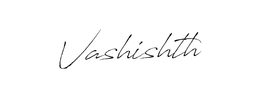 How to make Vashishth name signature. Use Antro_Vectra style for creating short signs online. This is the latest handwritten sign. Vashishth signature style 6 images and pictures png
