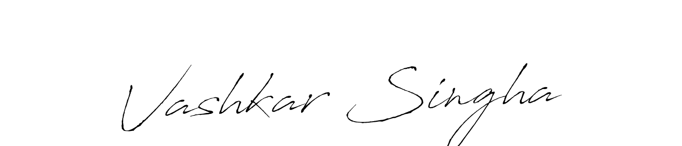 Make a beautiful signature design for name Vashkar Singha. Use this online signature maker to create a handwritten signature for free. Vashkar Singha signature style 6 images and pictures png