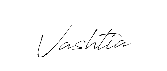 Create a beautiful signature design for name Vashtia. With this signature (Antro_Vectra) fonts, you can make a handwritten signature for free. Vashtia signature style 6 images and pictures png