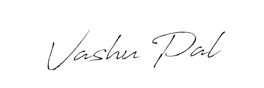 Create a beautiful signature design for name Vashu Pal. With this signature (Antro_Vectra) fonts, you can make a handwritten signature for free. Vashu Pal signature style 6 images and pictures png