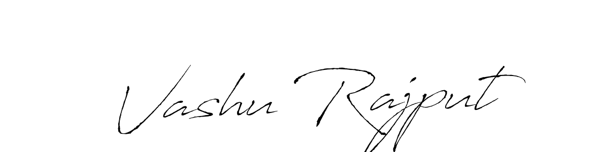 How to make Vashu Rajput signature? Antro_Vectra is a professional autograph style. Create handwritten signature for Vashu Rajput name. Vashu Rajput signature style 6 images and pictures png