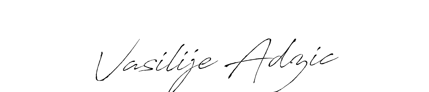 You should practise on your own different ways (Antro_Vectra) to write your name (Vasilije Adzic) in signature. don't let someone else do it for you. Vasilije Adzic signature style 6 images and pictures png