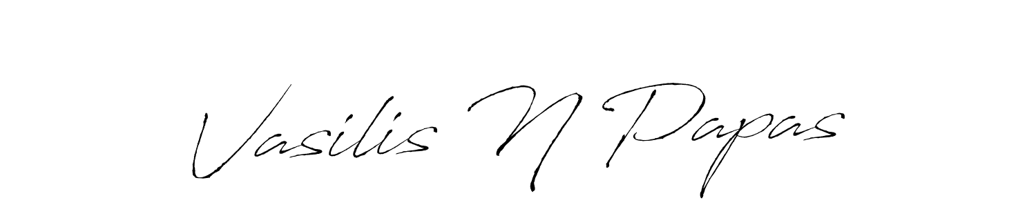 Make a beautiful signature design for name Vasilis N Papas. Use this online signature maker to create a handwritten signature for free. Vasilis N Papas signature style 6 images and pictures png