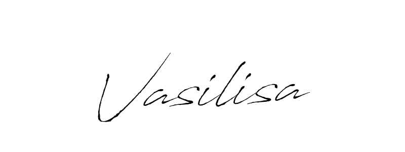 How to make Vasilisa signature? Antro_Vectra is a professional autograph style. Create handwritten signature for Vasilisa name. Vasilisa signature style 6 images and pictures png