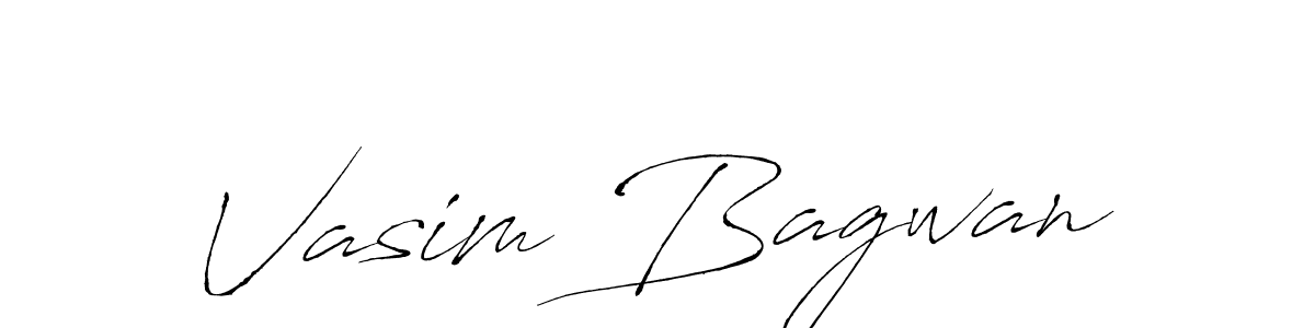 The best way (Antro_Vectra) to make a short signature is to pick only two or three words in your name. The name Vasim Bagwan include a total of six letters. For converting this name. Vasim Bagwan signature style 6 images and pictures png